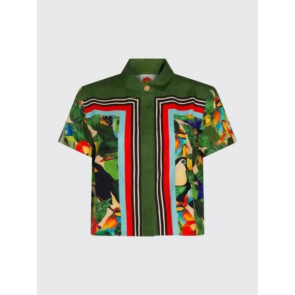 Farm Rio Shirt Woman Sand